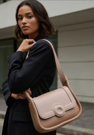 شنطه حريمي بني فاتح