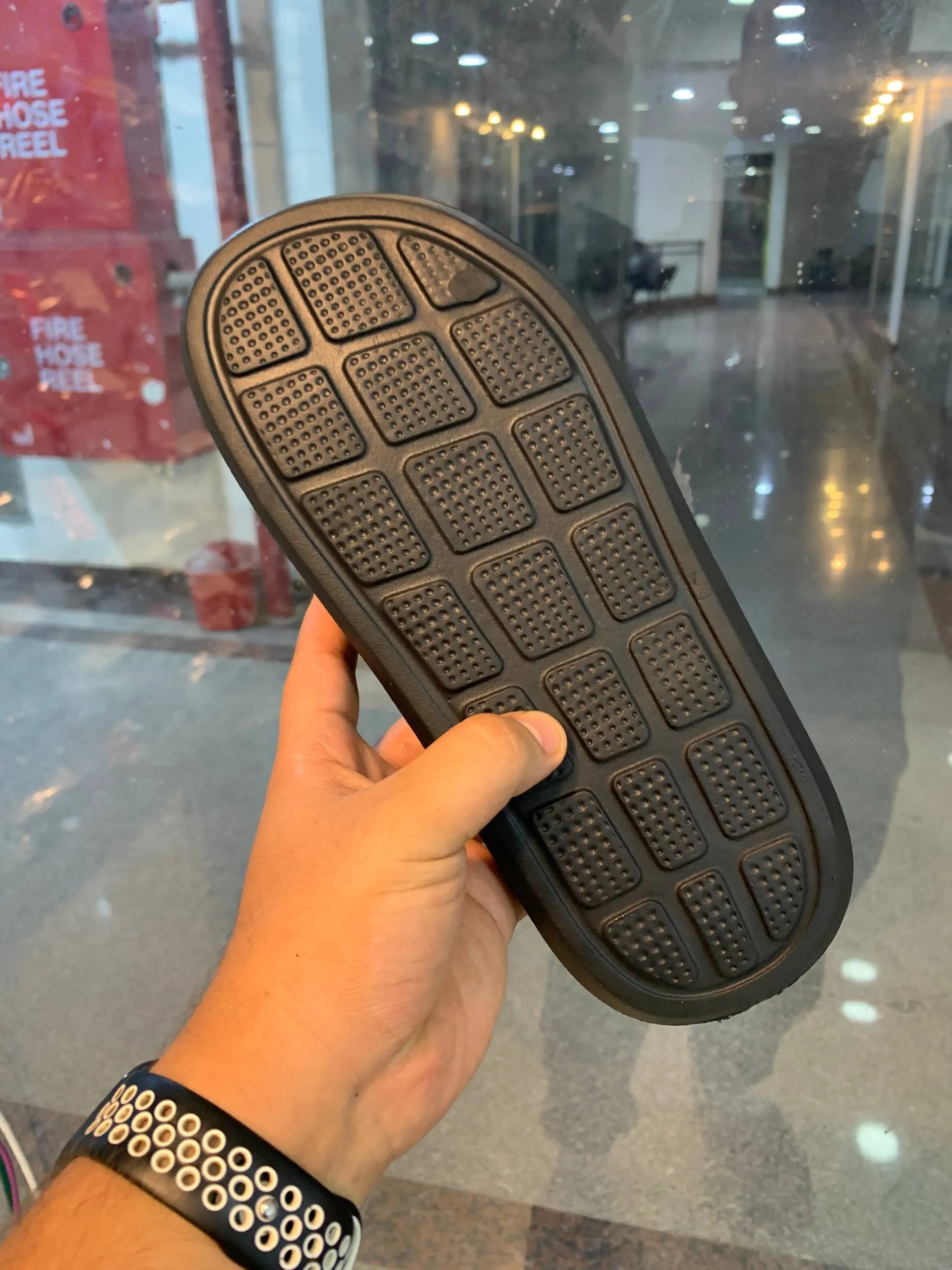 شبشب رجالي اسود ايفا Adidas - الصورة 2