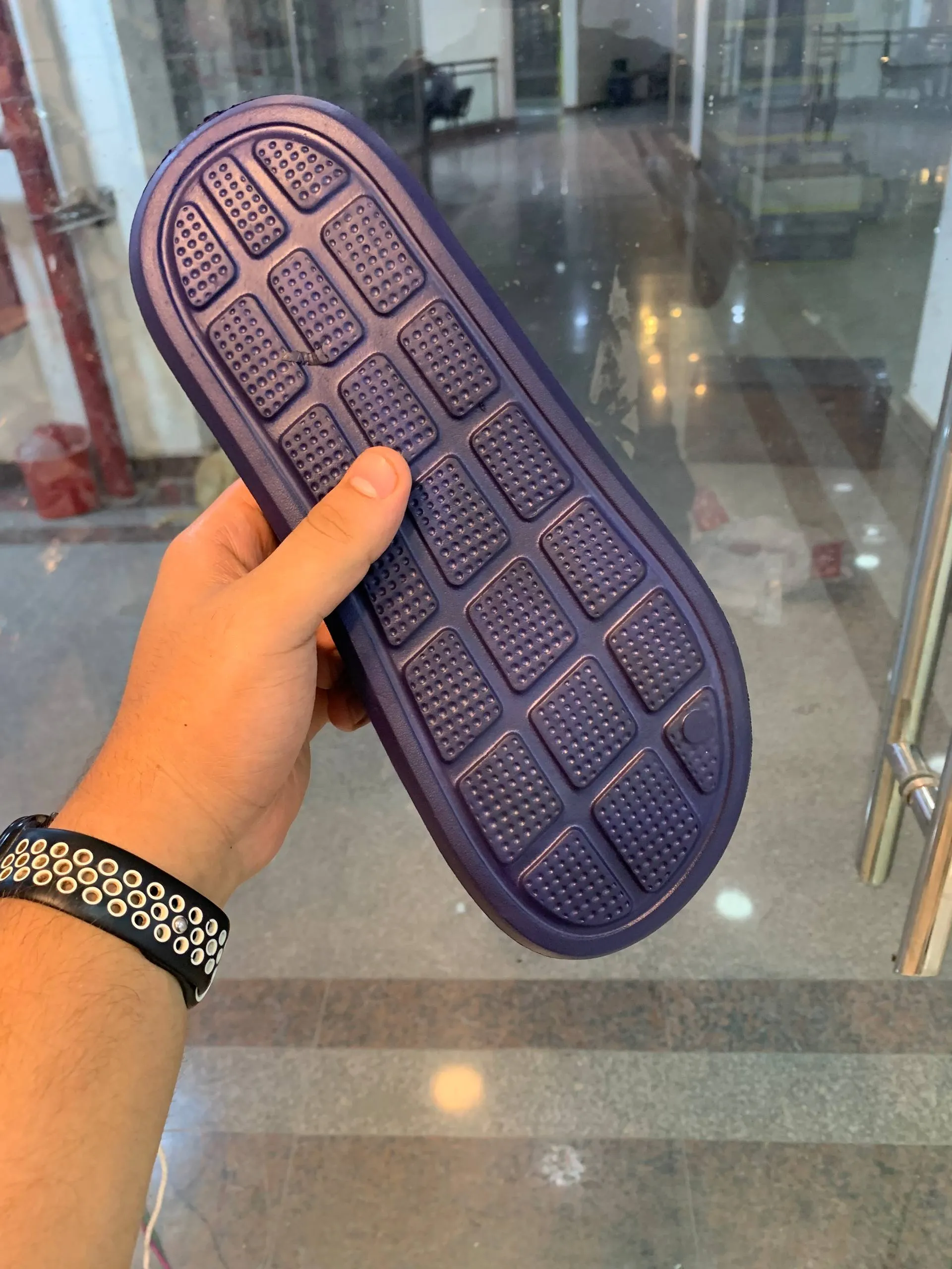 شبشب رجالي كحلي ايفا Adidas - الصورة 2