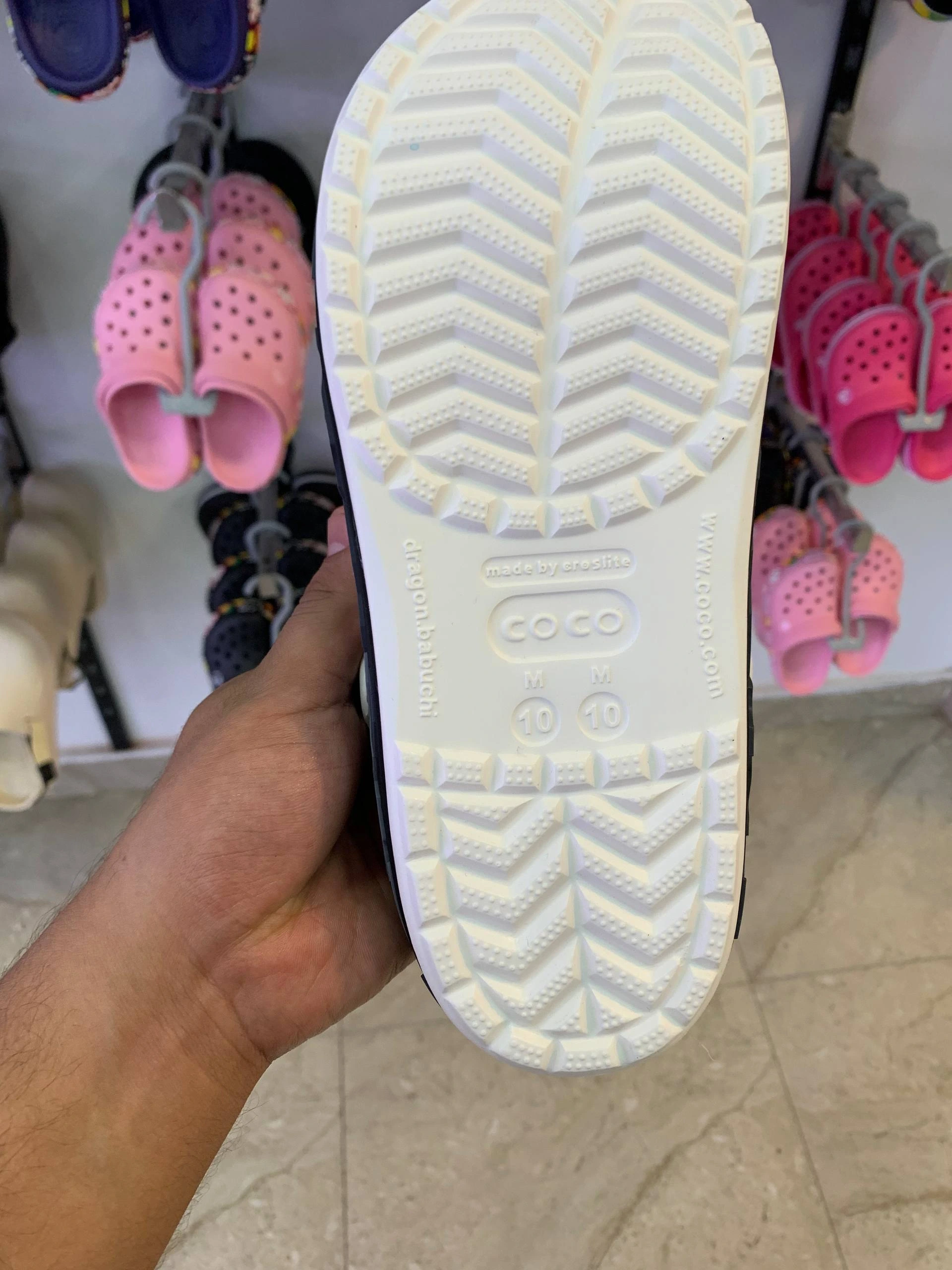 كروكس رجالي جيشي COCO06 ابيض - الصورة 4